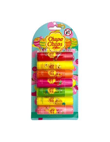 offerta Chupa Chups Set Regalo Balsamo Labbra 7 Fragranze Assortite