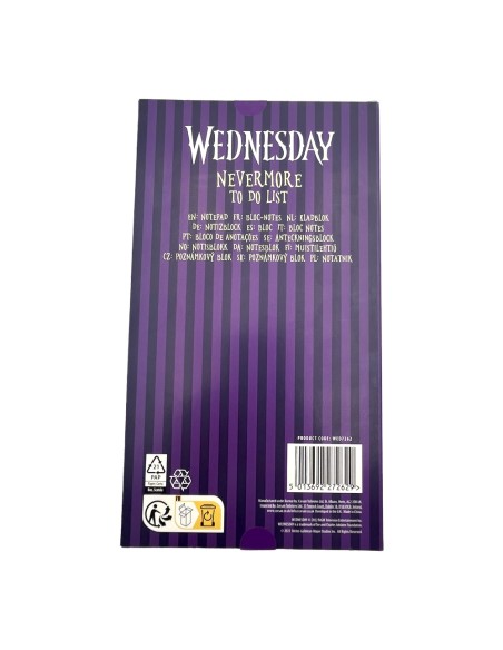 offerta Wednesday Nevermore Blocco Note To Do List