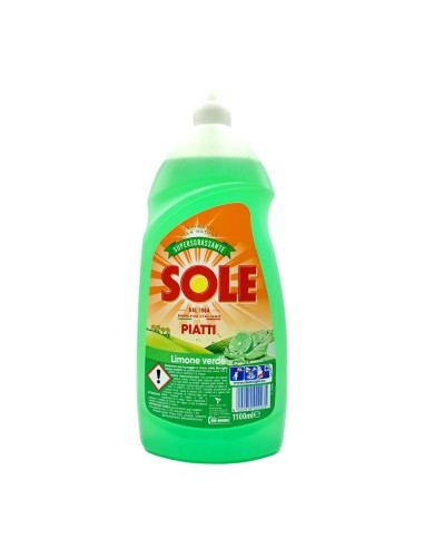 offerta Sole Oxy Supersgrassante Detersivo Piatti Fragranza Limone Verde 1,1 L