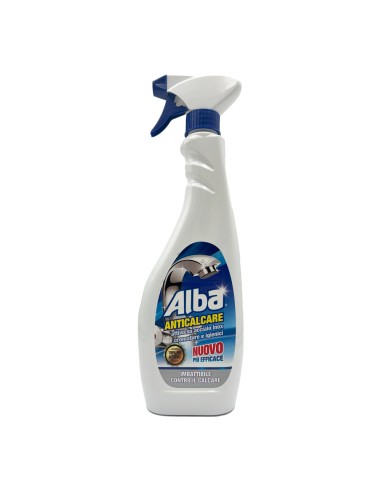 offerta Alba Anticalcare Spray Attivo su Acciaio Inox Cromature e Igienici 625 ml