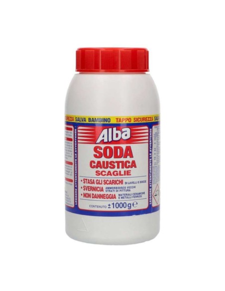offerta Alba Soda Caustica Scaglie 1000 g