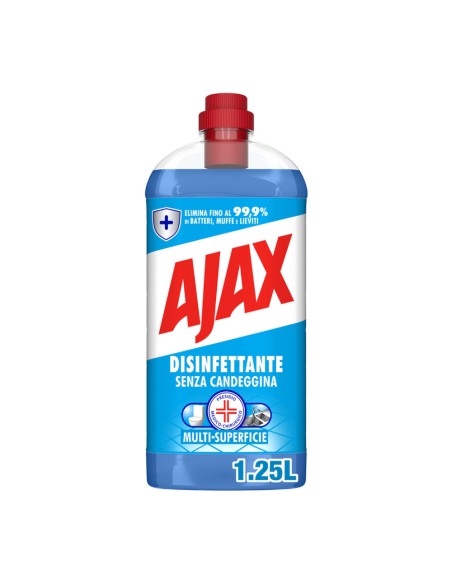offerta Ajax Detergente Liquido Disinfettante Senza Candeggina Multisuperficie 1,25 L
