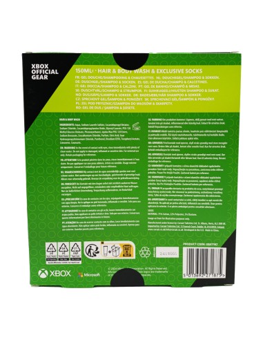 offerta Xbox Set Regalo Shampoo e Doccia Gel 150 ml con Calzini