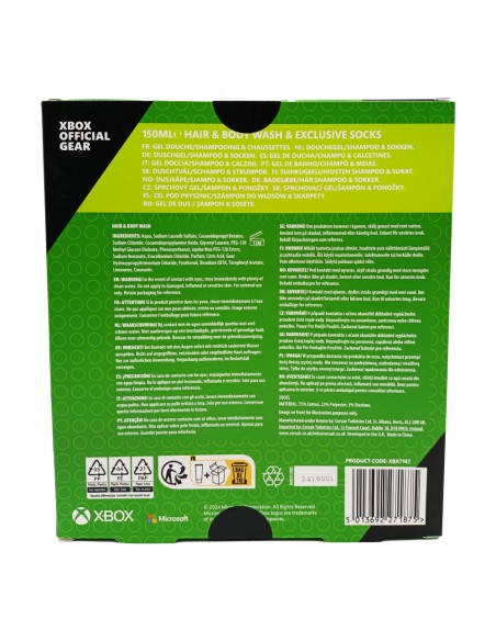 offerta Xbox Set Regalo Shampoo e Doccia Gel 150 ml con Calzini