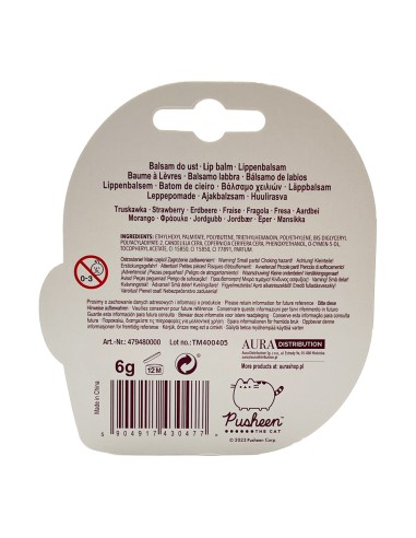 offerta Pusheen Balsamo Labbra 3D Fragranza Fragola