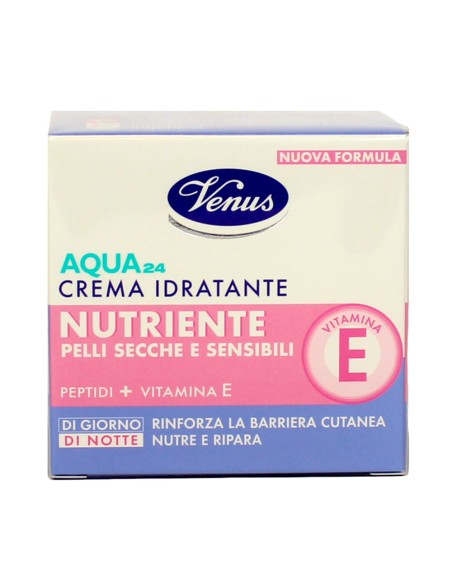 offerta Venus Aqua24 Crema Viso Idratante Nutriente Pelli Secche e Sensibili 50 ml