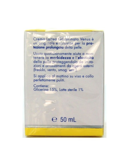 offerta Venus Crema Viso Lattea Glicerinata Protettiva ed Emolliente 50 ml