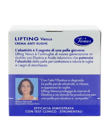 offerta Venus Lifting Crema Viso Anti Rughe con Elastina e Acido Ialuronico 50 ml