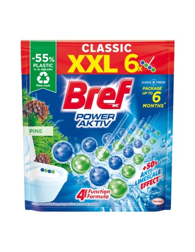 offerta Bref WC Power Activ Tavoletta Wc Fragranza Pino 6x50 gr
