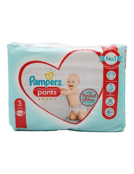 offerta Pampers Premium Protection Pannolini a Mutandina Limited Edition 6-11 Kg Misura 3