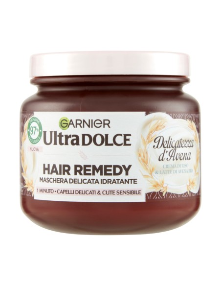 offerta Garnier Ultra Dolce Hair Remedy Maschera Delicata Idratante Delicatezza Avena 340 ml