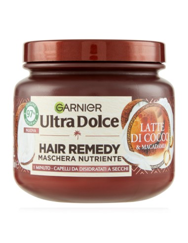 offerta Garnier Ultra Dolce Hair Remedy Maschera Cremosa Nutriente Latte di Cocco 340 ml