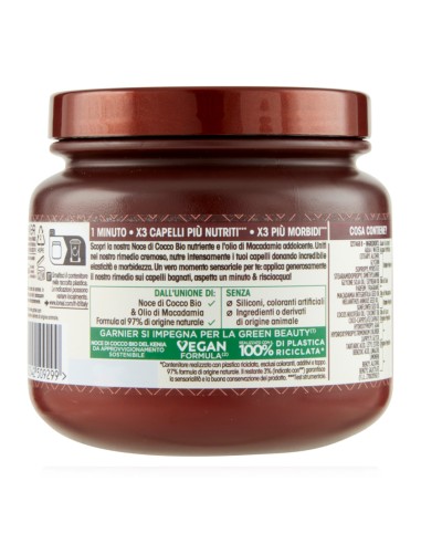offerta Garnier Ultra Dolce Hair Remedy Maschera Cremosa Nutriente Latte di Cocco 340 ml