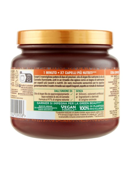 offerta Garnier Ultra Dolce Hair Remedy Maschera Nutriente con Argan e Camelia 340 ml