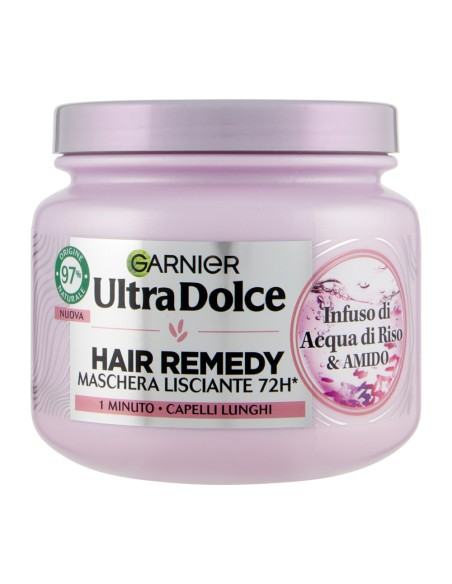 offerta Garnier Ultra Dolce Hair Remedy Maschera Lisciante Acqua di Riso e Amido 340 ml