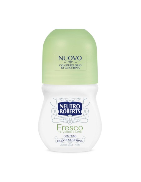 offerta Neutro Roberts Deodorante Roll-On Fresco Fragranza Tè Verde e Lime 50 ml