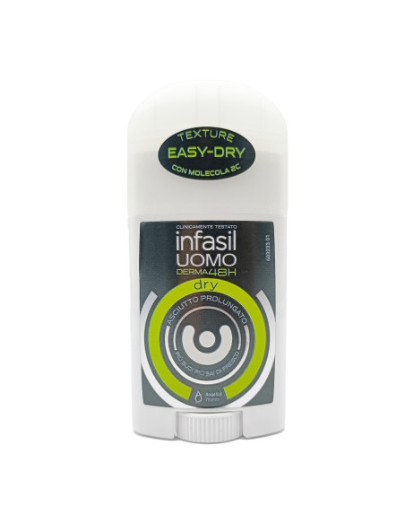 offerta Infasil Uomo Deodorante Stick  Derma 48H Dry 40 ml