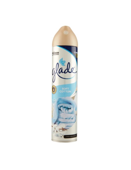 offerta Glade Spray Silver Profumatore per Ambienti Fragranza Soft Cotton 300 ml
