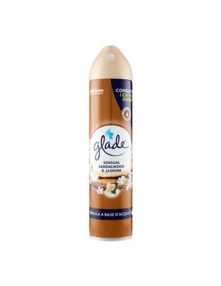 offerta Glade Spray Profumatore per Ambienti Fragranza Sandalo e Gelsomino 300 ml