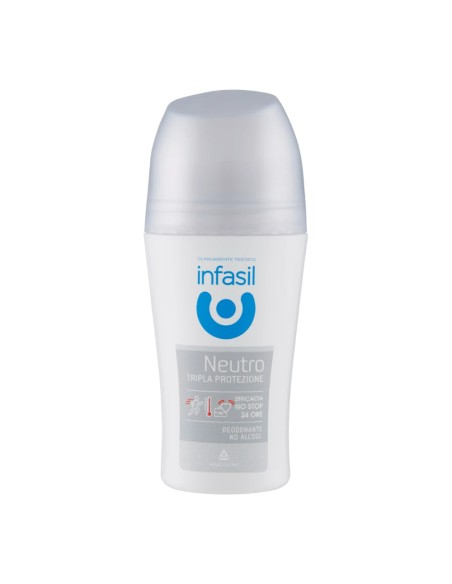 offerta Infasil Deodorante Roll-On Neutro Tripla Protezione 50 ml