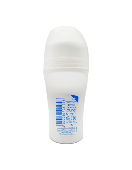 offerta Infasil Donna Puro Deodorante Roll-On per Pelli Sensibili Nichel Tested 50 ml
