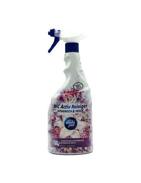 offerta Ambi Pur Detergente Attivo Spray per Wc Fiori Bianchi 750 ml offerta Ambi Pur Detergente Attivo Spray per Wc Fiori Bianchi 750 ml