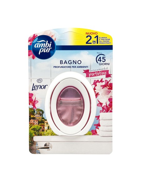 offerta Ambi Pur Lenor Bagno Diffusore di Olio Profumato Fioritura Primaverile di Portofino 7,5 ml
