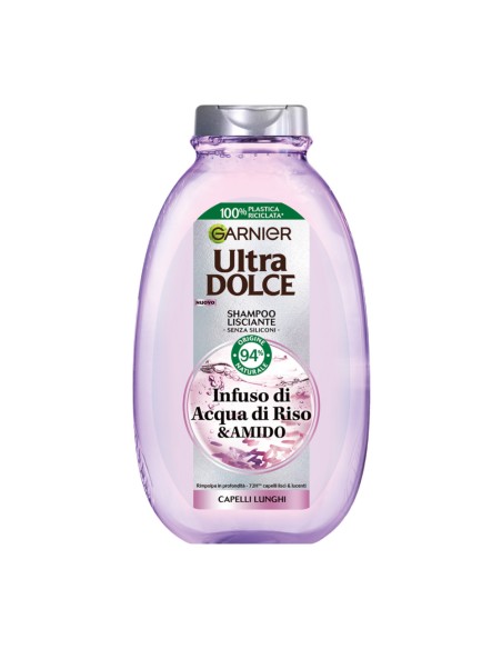 offerta Garnier Ultra Dolce Shampoo Lisciante Infuso di Acqua di Riso e Amido 250 ml