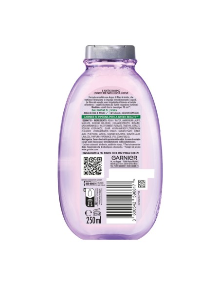 offerta Garnier Ultra Dolce Shampoo Lisciante Infuso di Acqua di Riso e Amido 250 ml