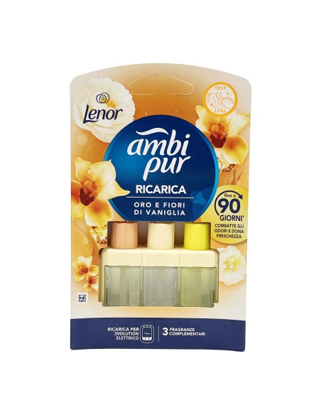 offerta Ambi Pur Lenor Ricarica Diffusore Elettrico 3Volution Oro e Fiori di Vaniglia 20 ml