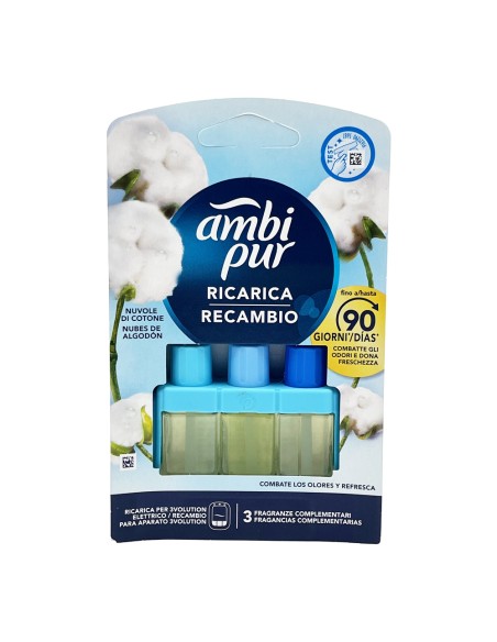 offerta Ambi Pur 3Volution Ricarica Diffusore Elettrico Nuvole di Cotone 20 ml