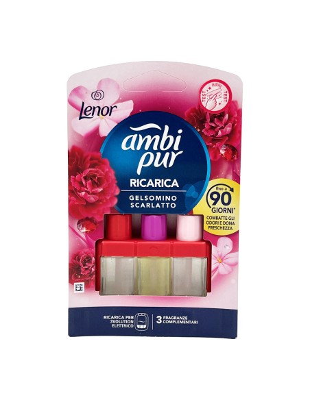 offerta Ambi Pur Lenor 3Volution Ricarica Diffusore Elettrico Gelsomino Scarlatto 20 ml offerta Ambi Pur Lenor 3Volution Ricarica Diffusore Elettrico Gelsomino Scarlatto 20 ml