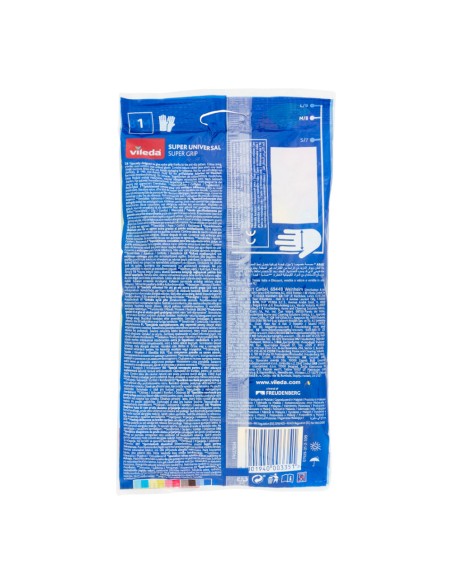 offerta Vileda Super Universal Guanti Super Grip Anti-Scivolo Taglia Media M