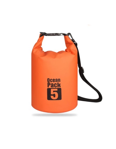 offerta Ocean Pack Borsa Impermeabile Arancione con Tracolla e Chiusura con Fibbia 5 L