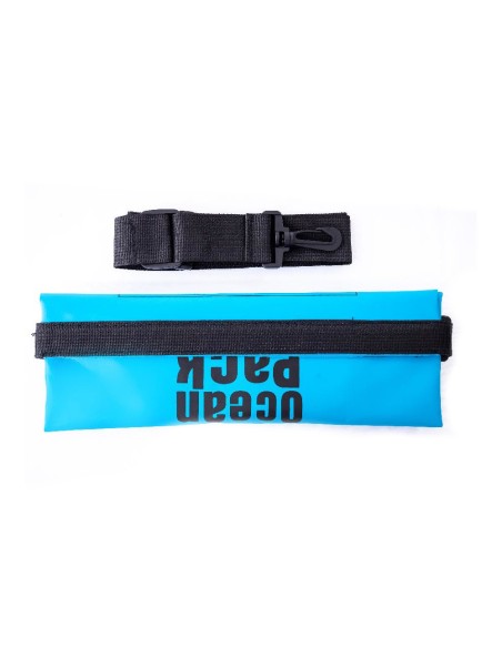 offerta Ocean Pack Borsa Impermeabile Azzurro con Tracolla e Chiusura con Fibbia 5 L