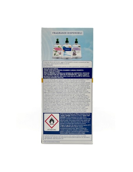 offerta Air Wick Active Fresh Diffusore Automatico Senza Gas con Ricarica Vaniglia e Caprifoglio 228 ml