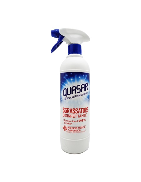 offerta Quasar Efficacia Professionale Spray Sgrassatore Disinfettante 580 ml