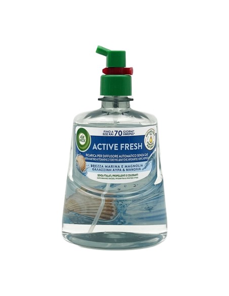 offerta Air Wick Active Fresh Ricarica per Diffusore Automatico Senza Gas Brezza Marina e Magnolia 228 ml