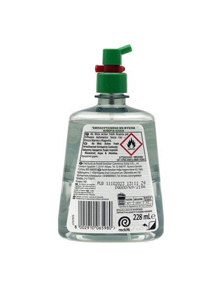 offerta Air Wick Active Fresh Ricarica per Diffusore Automatico Senza Gas Brezza Marina e Magnolia 228 ml