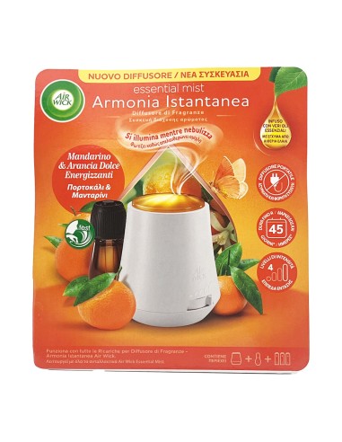 offerta Air Wick Armonia Istantanea Diffusore di Fragranze con Ricarica Mandarino e Arancia Dolce 20 ml