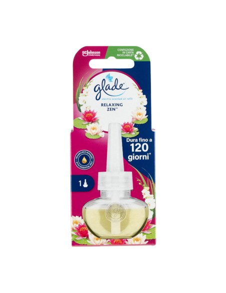 offerta Glade Essential Oil Ricarica per Diffusore Elettrico Fragranza Relaxing Zen 20 ml offerta Glade Essential Oil Ricarica per Diffusore Elettrico Fragranza Relaxing Zen 20 ml