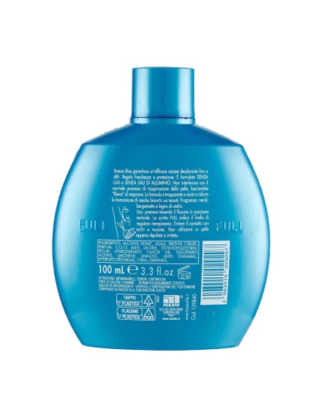 offerta Breeze Blue Deodorante Squeeze Profumato 100 ml