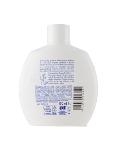offerta Breeze Sporting Deodorante Squeeze Profumato 100 ml