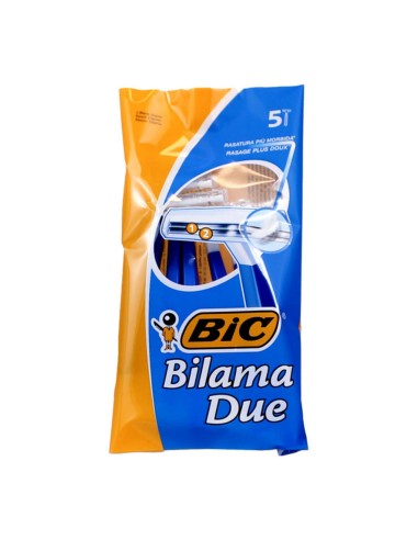 offerta Bic Bilama Due Rasoio Bilama Rasatura Morbida 5 Pezzi