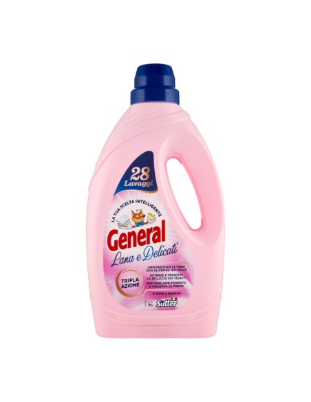 offerta General Lana e Delicati Detersivo Liquido Bucato a Mano e Lavatrice 1,40 L offerta General Lana e Delicati Detersivo Liquido Bucato a Mano e Lavatrice 1,40 L