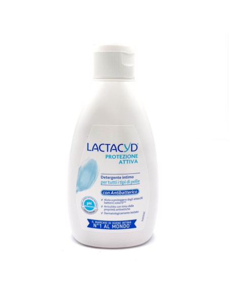 offerta Lactacyd Protezione Attiva Detergente Intimo per Tutti i Tipi di Pelli 200 ml